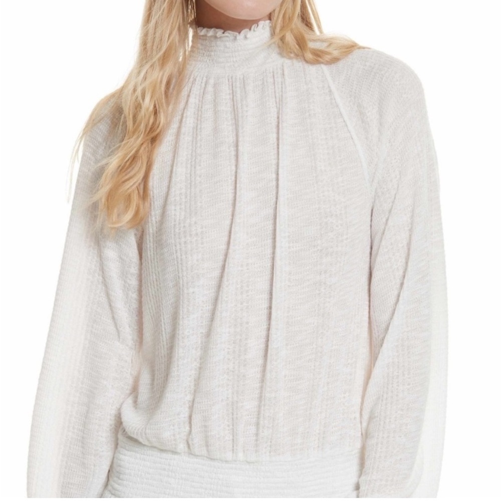 Free People Boulevard Textured Ruffle Top - Picture 2 of 10